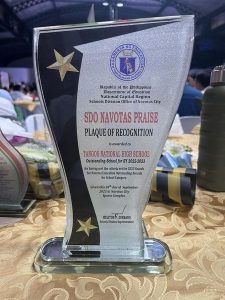 TNHS Shines as Outstanding School in SDO Navotas