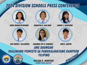 DIVISION SHOOLS PRESS CONFERENCE 2024 – ANG DAUNGAN