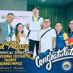 Congratulations to Noahrene P. Morales for securing 3rd Place in ICT Technical Drafting at the 2025 Regional Festival of Talents Technolympics!